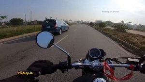 Honda CB350 H'ness - Top speed test