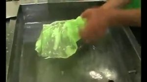Japanese Man Making A Wax Cabbage