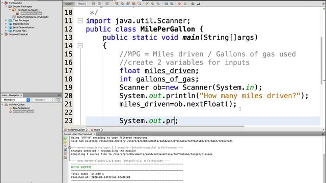 Java Input and Output operations exercise in console environment смотреть онлайн