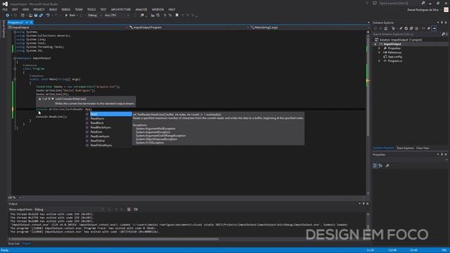Curso de Programação em C# - Aula 31 Lendo Arquivos смотреть онлайн