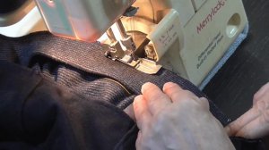 Как сшить брюки. 12.  пояс с резинкой.