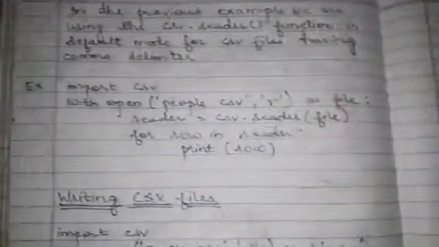CSV Files in Python