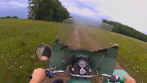 БЕШЕНЫЕ ГОНКИ /УРАЛ vs К750 / #покатушки #блог