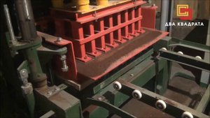 Изготовление тротуарной плитки на линии UF-051(Фабрика Два Квадрата)