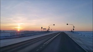 Вы видели рассвет зимой ?