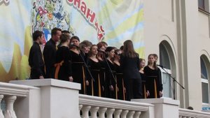 Гаудеамус игитур, гимн студентов. МЭИ 2 сентября 2013 года.