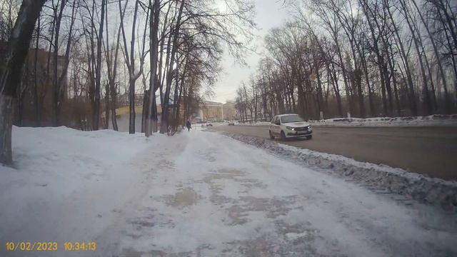 Видео за 10.02.2023 года еду домой после ремонта Фэтбайк вид задней камеры смотреть онлайн