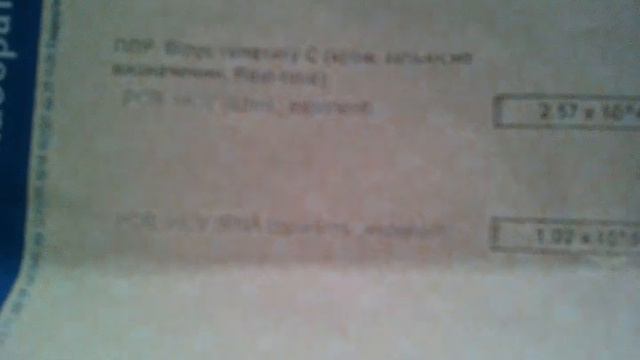 Результаты анализов на гепатит С перед терапией