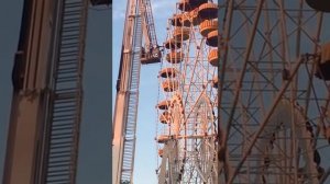 Колесо обозрения остановилось в Уральске