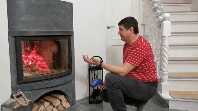 Камин из талькохлорита для дома и бани