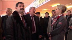 Посещение железнодорожного вокзала Усинска
