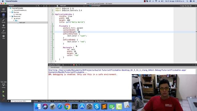 Tutorial Qt Creator - QML - Flickable смотреть онлайн