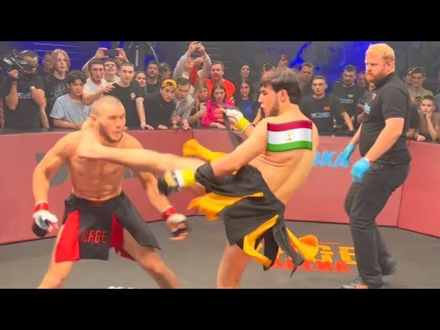 РИЗВАН ММА. Таджикский таец Юнус. Нокаут. Работаем. смотреть онлайн