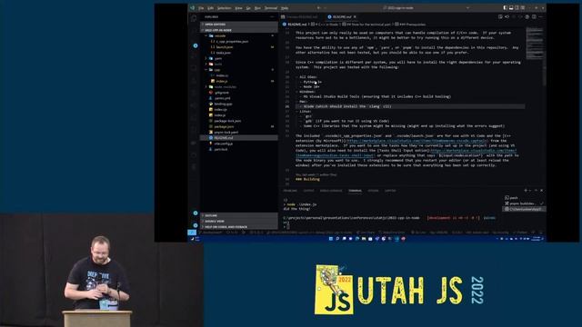 A Not too Beginner's Guide to C++ Node Bindings - Samuel Skeen смотреть онлайн