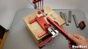 Как правильно ЗАТОЧИТЬ швейцарский складной НОЖ VICTORINOX до бритвенной остроты | Точилка toohr #1
