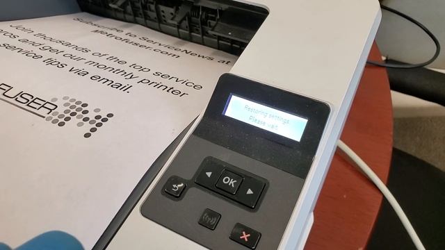 HP Laserjet Pro M402 M403 Printer Factory - Reset Cold Reset смотреть онлайн