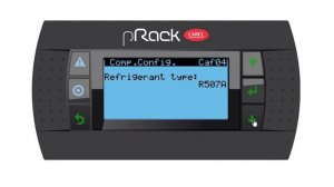 pRack pR300 Compressors menu setup for CRII configuration