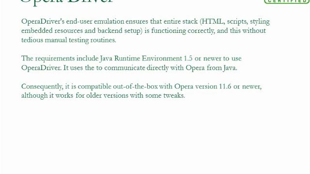 Opera driver смотреть онлайн
