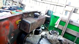 самодельный трактор  ч3 радиатор,гидравлика