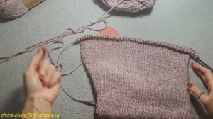 ВЯЖЕМ КАПОР СПИЦАМИ/ПОДРОБНЫЙ МАСТЕР КЛАСС