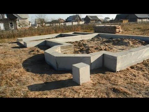 Мелкозаглубленный ленточный фундамент ч.13