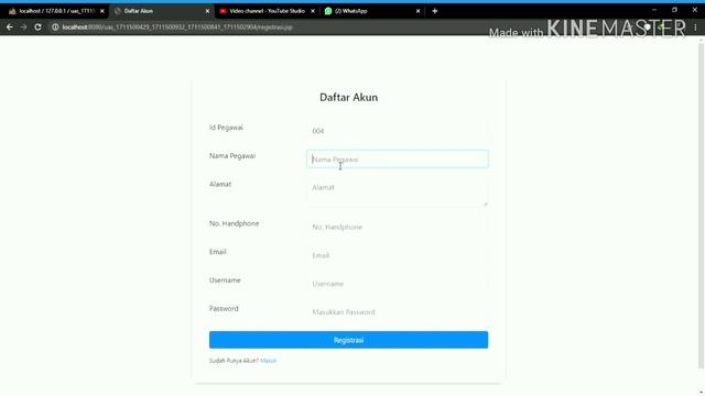 Login & Register Java Web menggunakan bootstrap, mysql смотреть онлайн