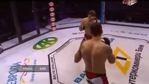 Ученик ЕМЕЛЬЯНЕНКО уложил польского бойца!