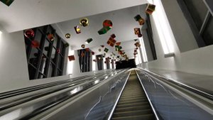 Эскалаторная галерея на Воробьёвых горах!