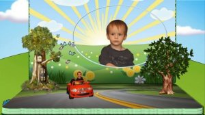 Книжка-раскладушка Детский проект для ProShow Producer Бибика