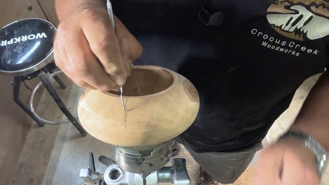 Carved Cherry Bowl - SOLD смотреть онлайн