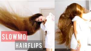 SLOWMO ‼️ longhair hairflips preview
