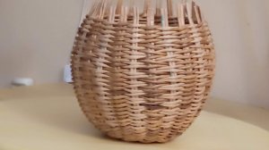 МК. Пузатик Ребристый из бумажной лозы. Часть 1. #117(1)