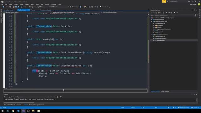 ASP.NET Core 2 MVC Forum | 06 | Forum Topics