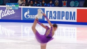 Камила Валиева. Короткая программа. Чемпионат России 2022.