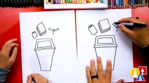 How To Draw Recycling For Earth Day