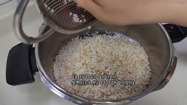 닭볶음탕 | 초당옥수수밥 | 새송이버섯볶음