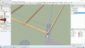 Каркасный дом своими руками. Свайное поле и обвязка. Планируем стройку в Sketchup.