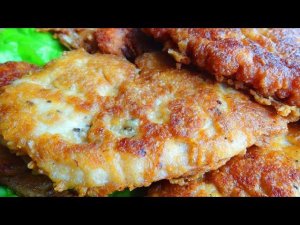 Отбивные из куриной грудки в пивном кляре
