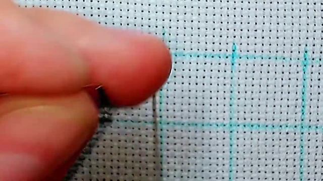 Процесс вышивки крестом/Вышивальный релакс.