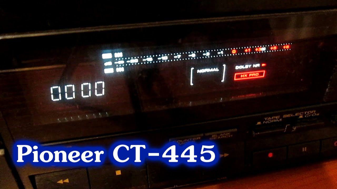 Простой ремонт. Не работает магнитофонная дека Pioneer CT-445. смотреть онлайн