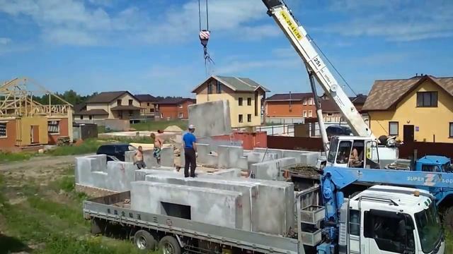 Как строится 1 этаж за 1 день. смотреть онлайн