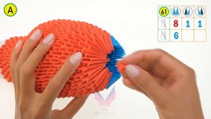 3D Origami Big Parrot_Open Wings_Part 2_Pro-Expert_Tutorial
