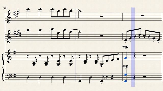 Mr. Sandman | The Chordettes - Saxophone Duet w/ Piano Arrangement Sheet Music || arr. Noah Faulkne смотреть онлайн