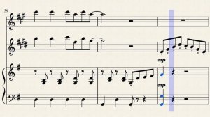 Mr. Sandman | The Chordettes - Saxophone Duet w/ Piano Arrangement Sheet Music || arr. Noah Faulkne