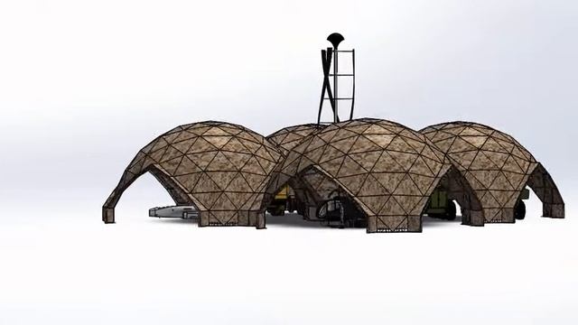 Ангар, спец. назначения. Купольного типа. смотреть онлайн