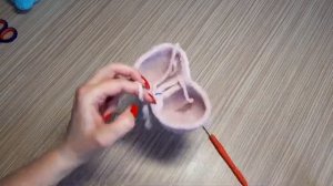 Зайки Валентинки крючком, Мастер класс, 1-я часть | Валентинка своими руками | Подарок на 14 феврал