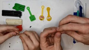 Лепка из пластилина скрепышей
