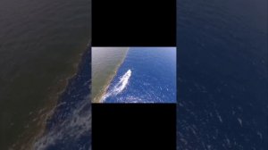 Граница между Средиземного моря и Атлантического океана вода не смешивается из-за разной солёности.