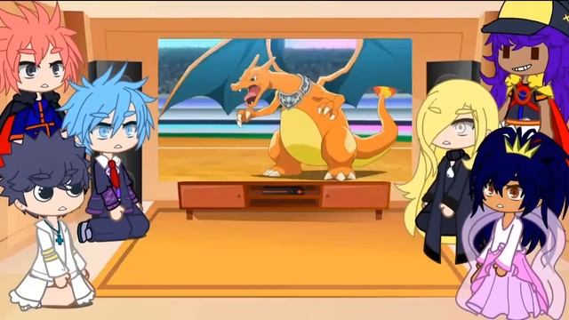 Pokemon champion's react to Ash ketchum [bones clip] master class 8