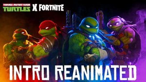 Черепашки ниндзя 2012 в стиле фортнайт TMNT X Fortnite - Teenage Mutant Ninja Turtles (2012)